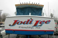 Calvert Boat Lettering