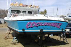 North Beach Boat Lettering