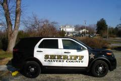 Calvert County Vehicle lettering