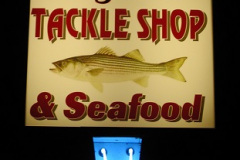 Tylers Tackle Shop Neon Sign, Chesapeake Beach, Calvert County Maryland